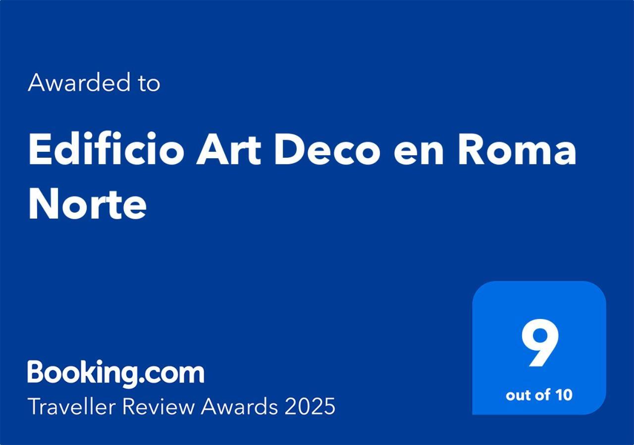 Edificio Art Deco En Roma Norte Μεξικό Εξωτερικό φωτογραφία